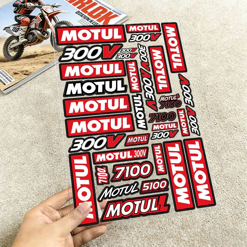 

Светоотражающие наклейки Motul для мотоциклов, предупреждающие о безопасности в темноте, для шлемов скутеров.