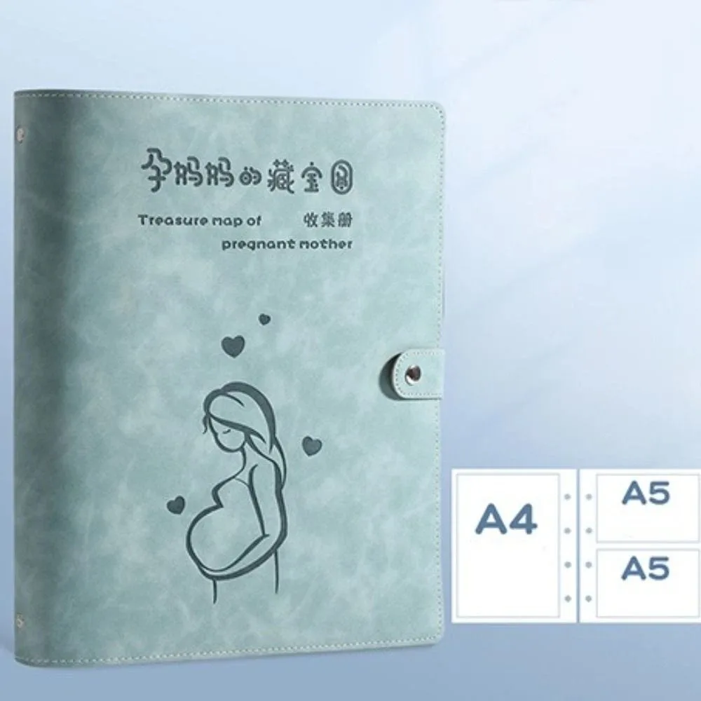 

PU Leather Inspection Report Folder Binder a4 a5 Commemorative Handbook Thickened High Quality Pregnancy Booklet