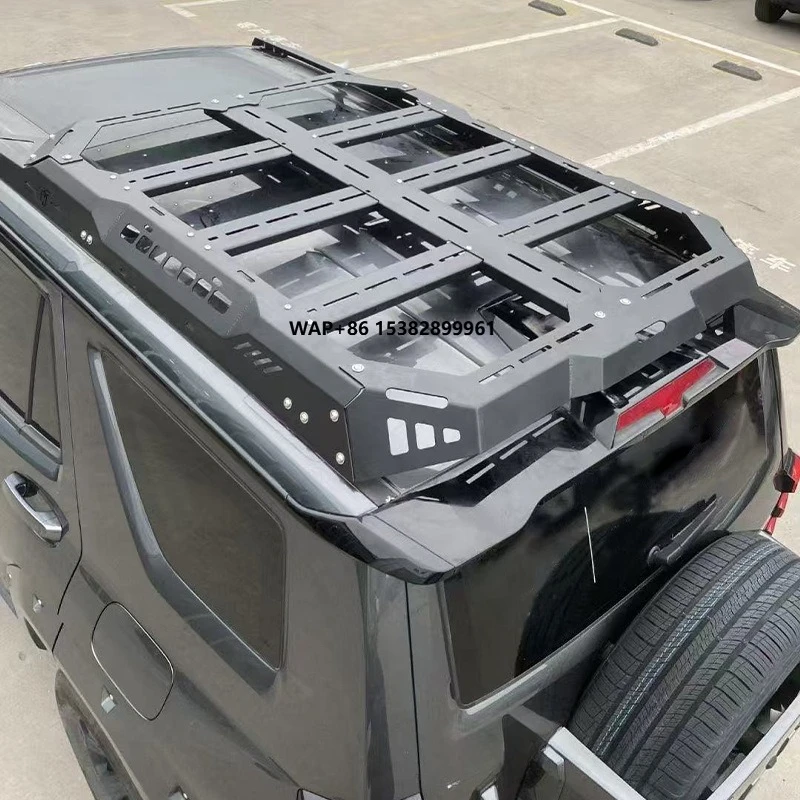 

Aluminum Alloy Tank 400 Mech Style Roof Rack Expansion Platform Luggage Box Side Tent Ladder 120kg Capacity