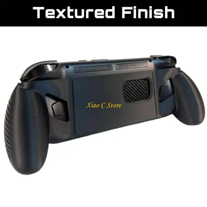 Y1AE Black Game Grip for Retroid Pocket 6 with Textured Finger Hold