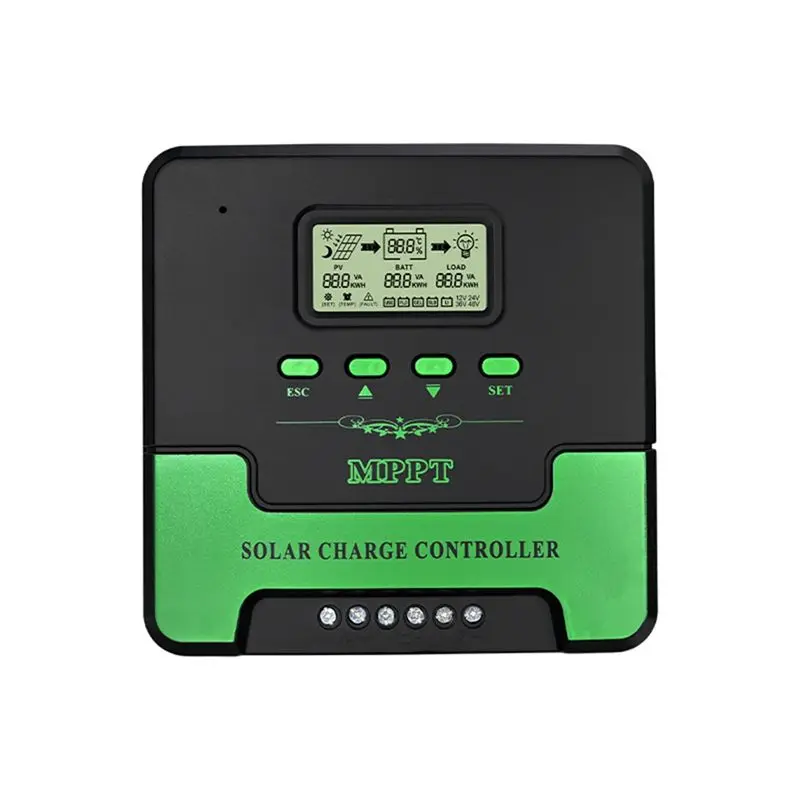 LICE-Solar Charging Controller Wifi Automatic Solar Panel Regulator 20A Dual USB LCD Controller