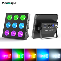 9x12W RGBW LED COB Matrix Light Stage Effect Lighting Projector Voice Control DMX Par Lights for Party Concert Wedding Theater