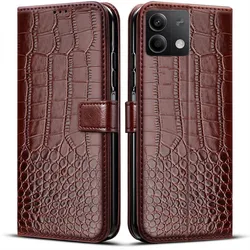 For Redmi Note 13 Pro 4G 5G 2024 Luxury Case Leather Wallet Funda Xiaomi Redmi Note 13 Pro Plus 12 13C Note13 Flip Cover