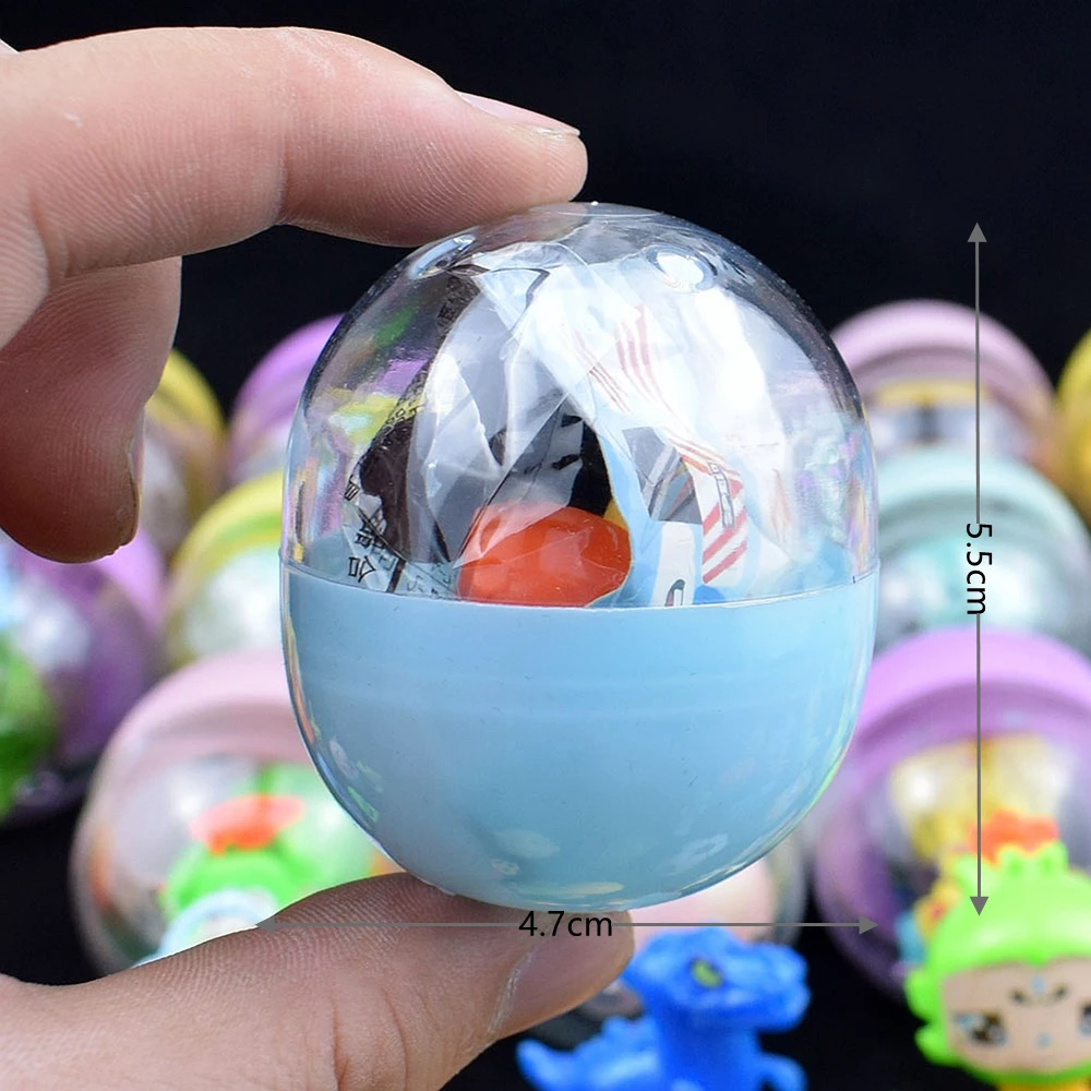 12/30 Pcs 20 Style Toys Capsule Egg Ball Educational Toys Kids Birthday Party Favors Pinata Filler Rewards Giveaway Gifts Bag