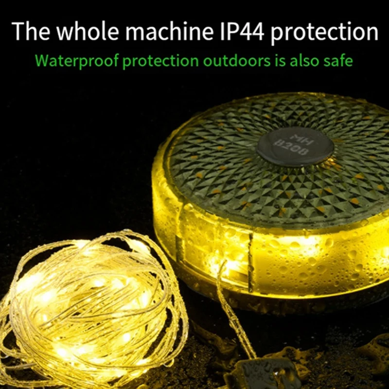 Stringa di luci da campeggio luce da campeggio a LED tenda da esterno colorata luce della stringa d'atmosfera
