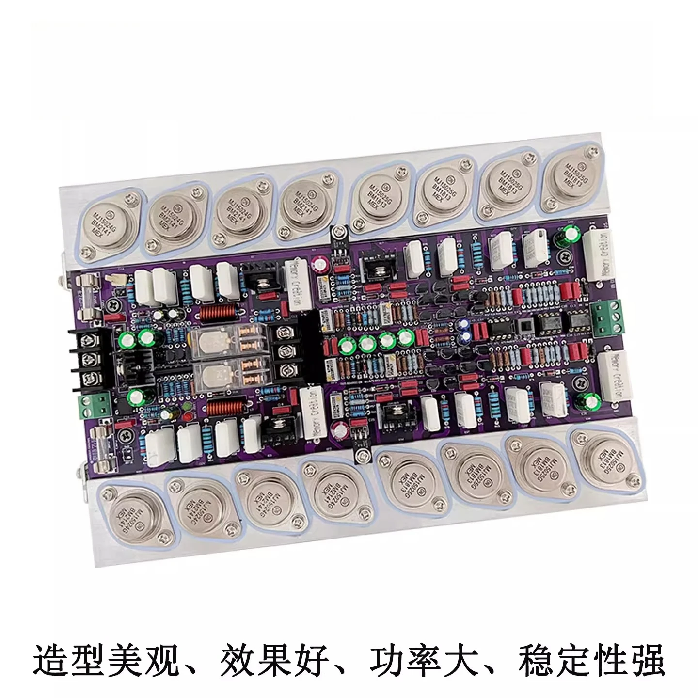 T1 advanced version audiophile HIFI high fidelity 2.0 rear stage high power amplifier board