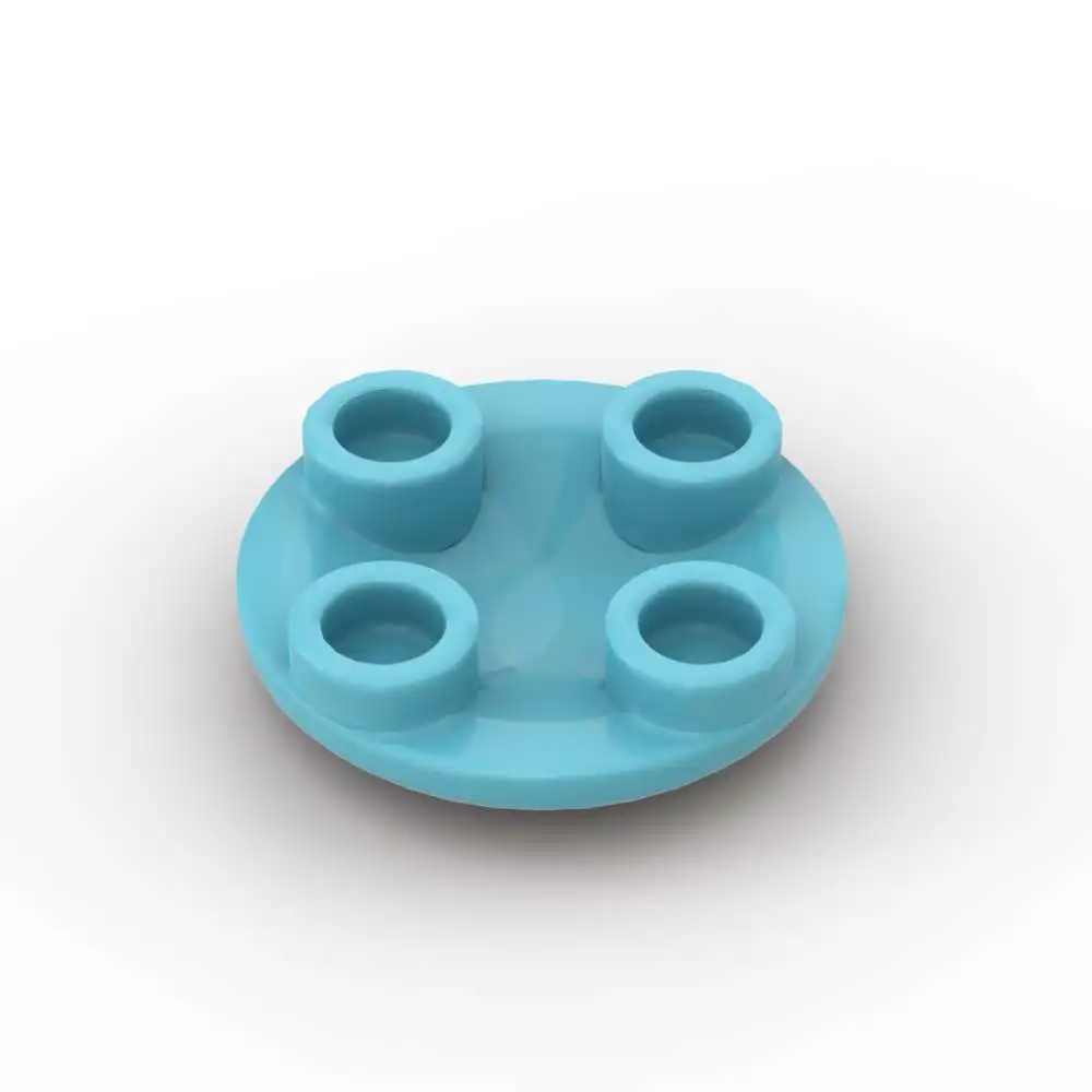 

MOC 10PCS Part Bricks 2654 54196 Round Plate 2x2 Building Blocks With Rounded Bottom Boat Particle Puzzle Toy Birthday Kid Gifts