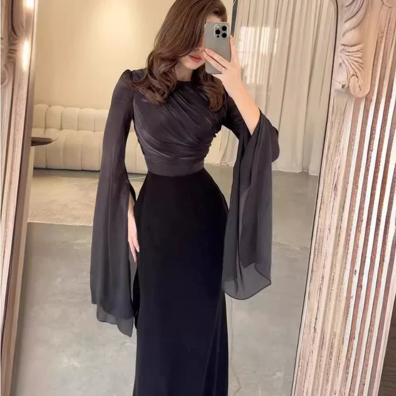 

Women Party Dress Jalabiya Slim Dubai Ramadan Morocco Abayas Summer Dresses Kaftan Islam Vestidos Arab Eid Muslim Abaya Robe