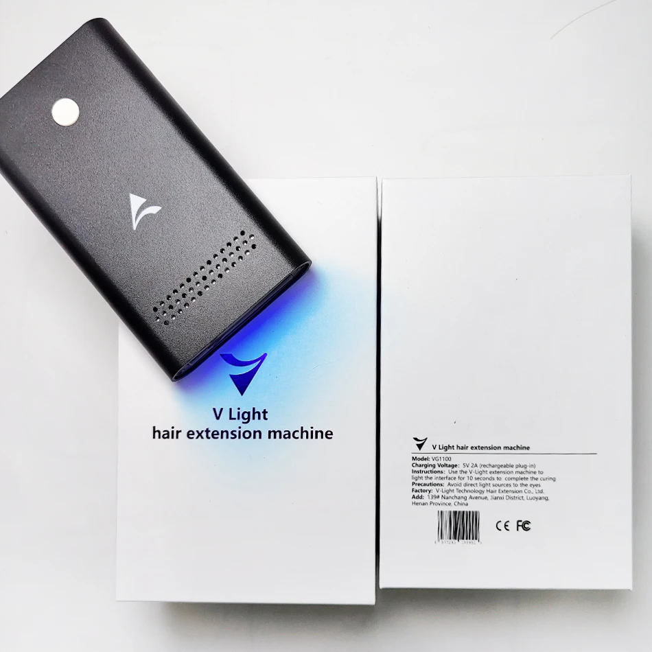 V-Light 기술 헤어 익스텐션 기계, 새로운 시스템 테이프 헤어 익스텐션 세트, 살롱용 V 라이트 헤어 확장 도구