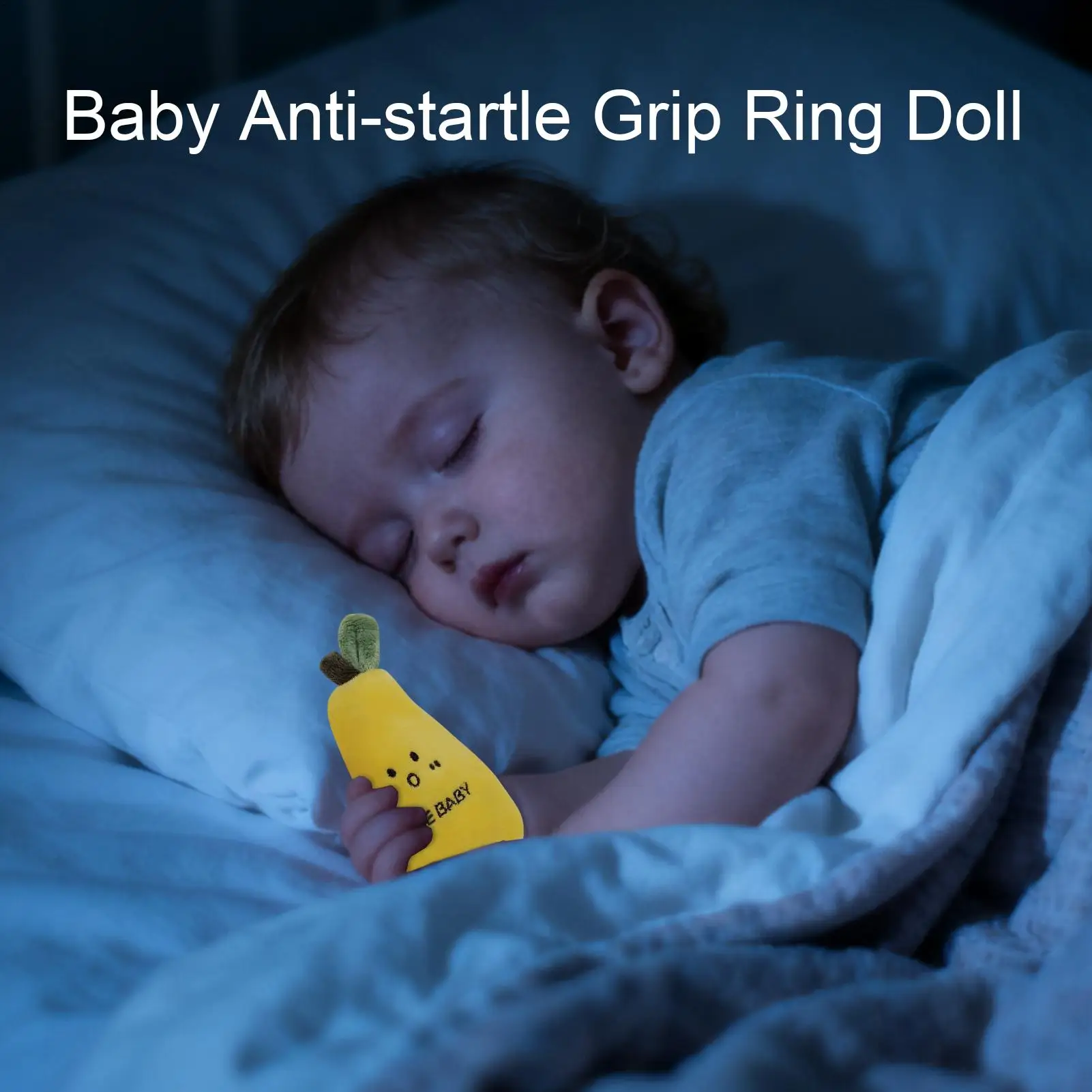 Baby Soothing Toys For Sleep Educational Sensory Doll Toddler Cute Teether Soothing Doll For Boys Girls Parents Home Bedroom