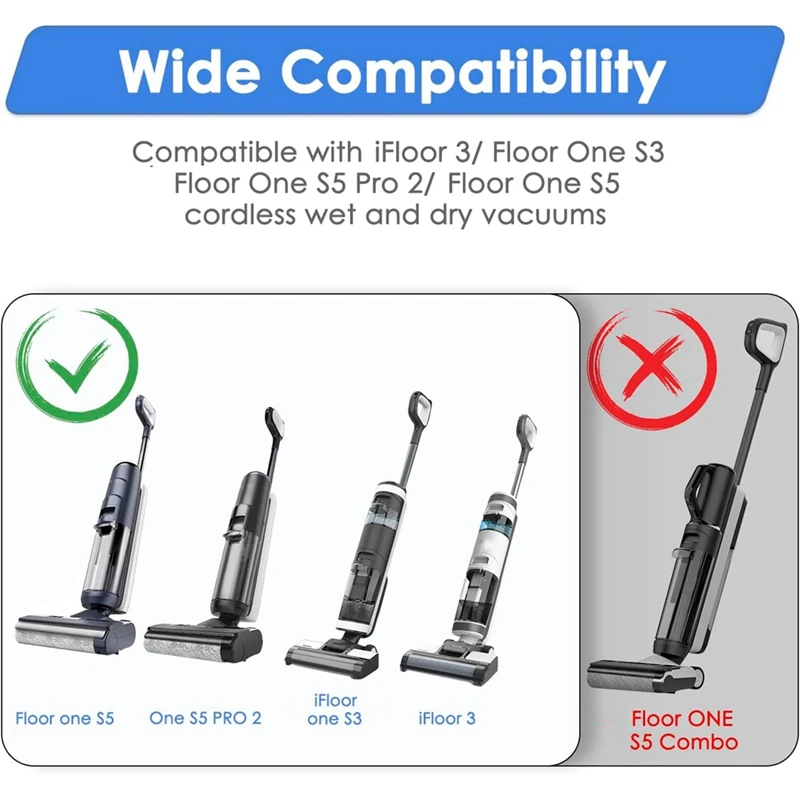 Filter HEPA pengganti untuk Tineco iflantai 3/lantai satu S3/lantai satu S5/lantai satu S5 Pro 2 Filter Penyedot Debu