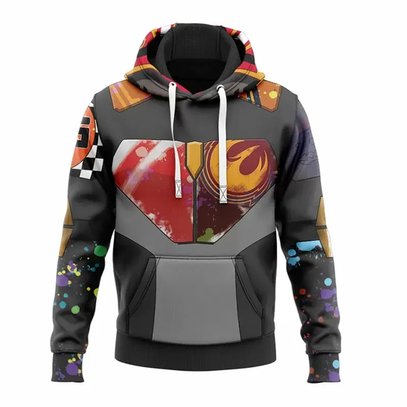 Sabine Wren Cosplay Hoodie 3D Printed Hooded Sweatshirt Men Women Casual Streetwear Pullover