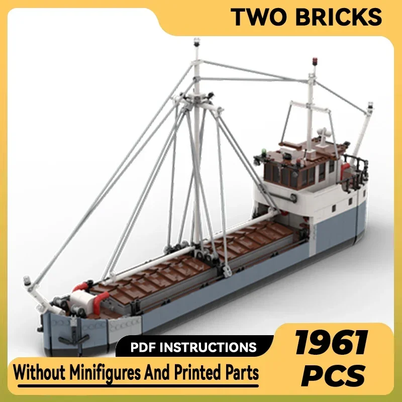 Moc Building Bricks Gulf Transport Ship Model Bay Cargo Boat Technology Modular Blocks Gifts Toys For Children DIY Sets Assembly