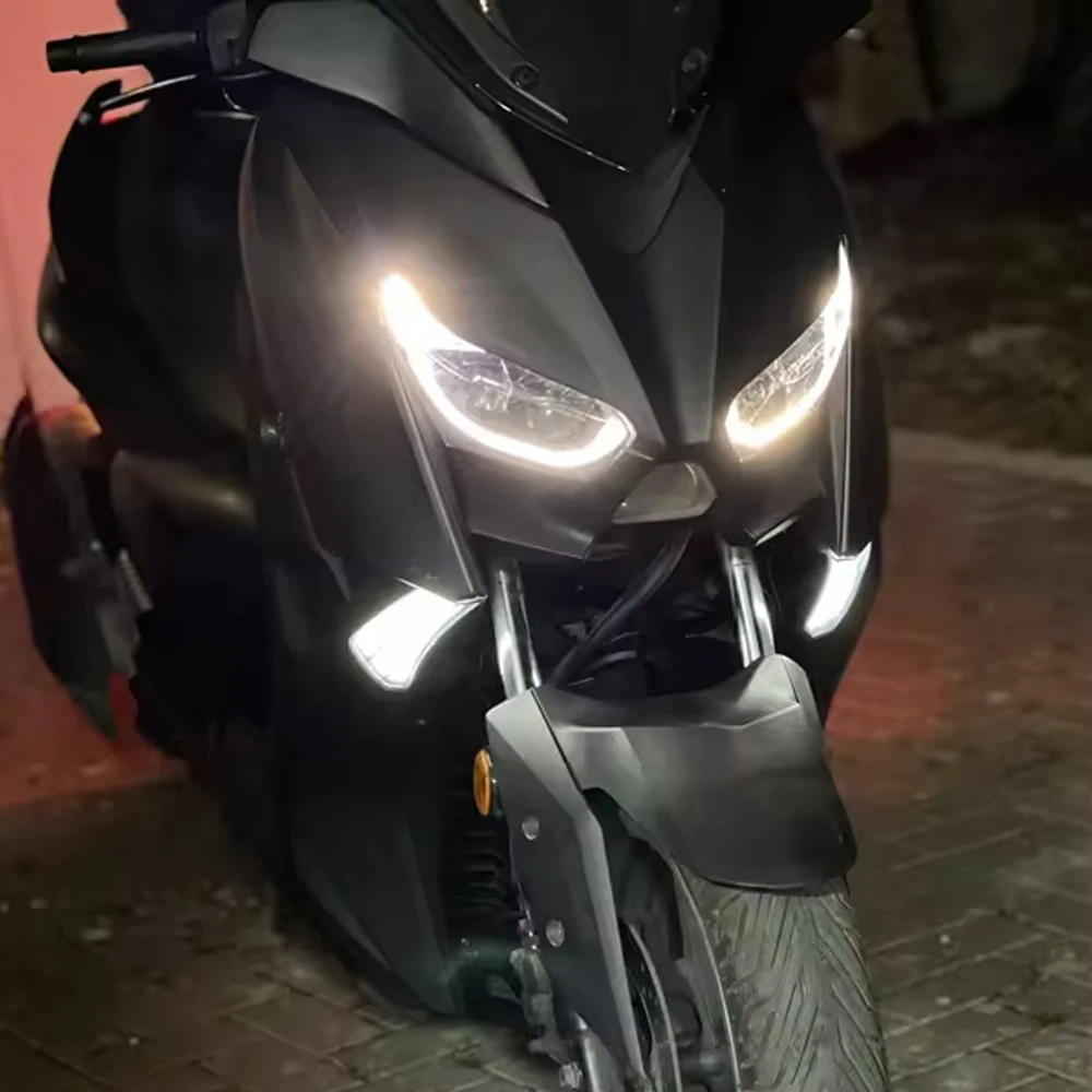 Motorcycle Side Turn Signal Lights Indicator LED Lamp for Yamaha XMAX 300 250 2017 2018 2019 2020 2021 2022 XMAX300 Accessories