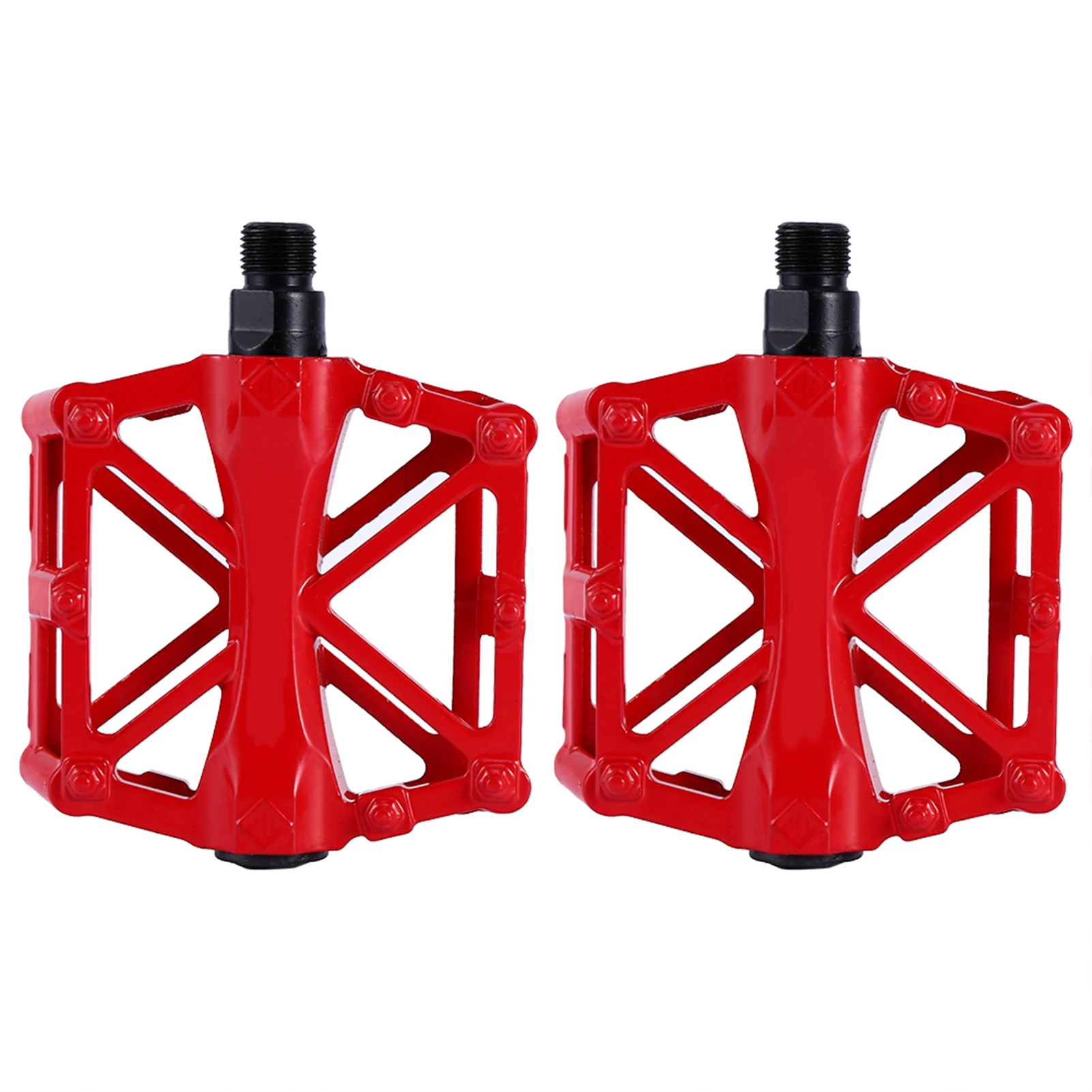 

2 шт. супер легкие стабильные велосипедные алюминиевые педали с подшипниками для шоссейного велосипеда (синие)