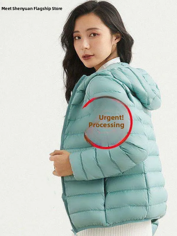 

Ultra-Light Fashionable Short down Jacket Women's Slim Fit Cotton Coat Student Outerwear Autumn Winter New Arrival