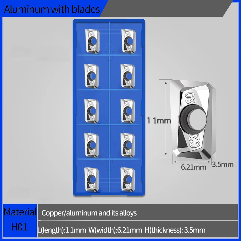 آلة طحن APKT1135 APKT1604 شفرة كربيد عالية الجودة Apmt أجزاء مخرطة CNC قاطعة المطحنة من الكربيد #5