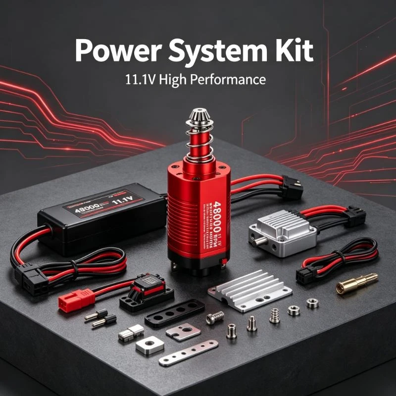 Jingji Jiqu Sijun Hobby Model Refitting Parts 480 Brushless Motor Low Heat High Torque Two Shaft Size Optional
