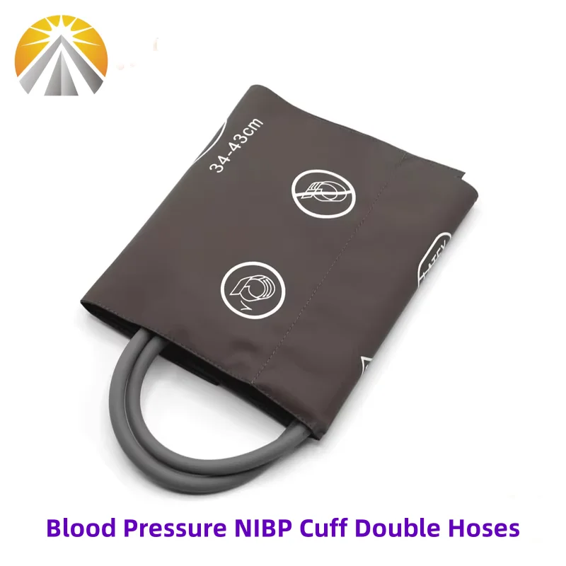 All Sizes In One Set Reusable Blood Pressure NIBP Cuff With Double Tube For Neonates to  Adult Size Patient Monitor Double Hose