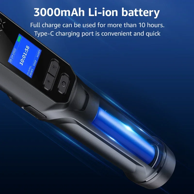 Alcohol tester testeur dalcool  alcotester fuel cell sensor breathalyzer top selling baton Mr black 7