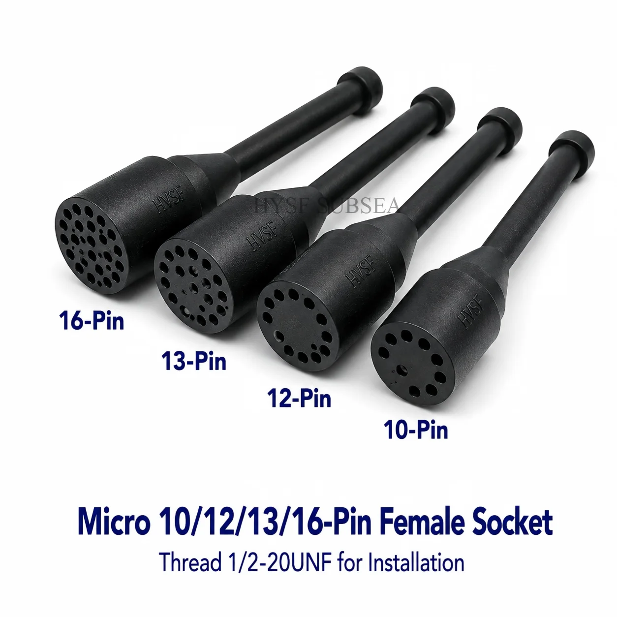 MCDC10F 12F 13F 16F Dummy Plug Anodized Aluminum Micro Circular Protector IP68 SubConn-Compatible for ROV Subsea