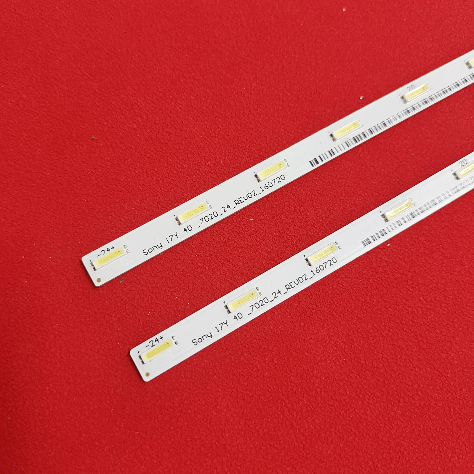 2Pcs/1Set LED Backlight Strip 24 Lamps for 40\