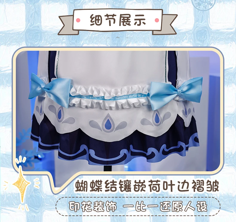 Clervie Cosplay Costume for Halloween,Christmas Role Playing Party, Comic Exhibition Game, Size S-XL New Genshin Impact in stock