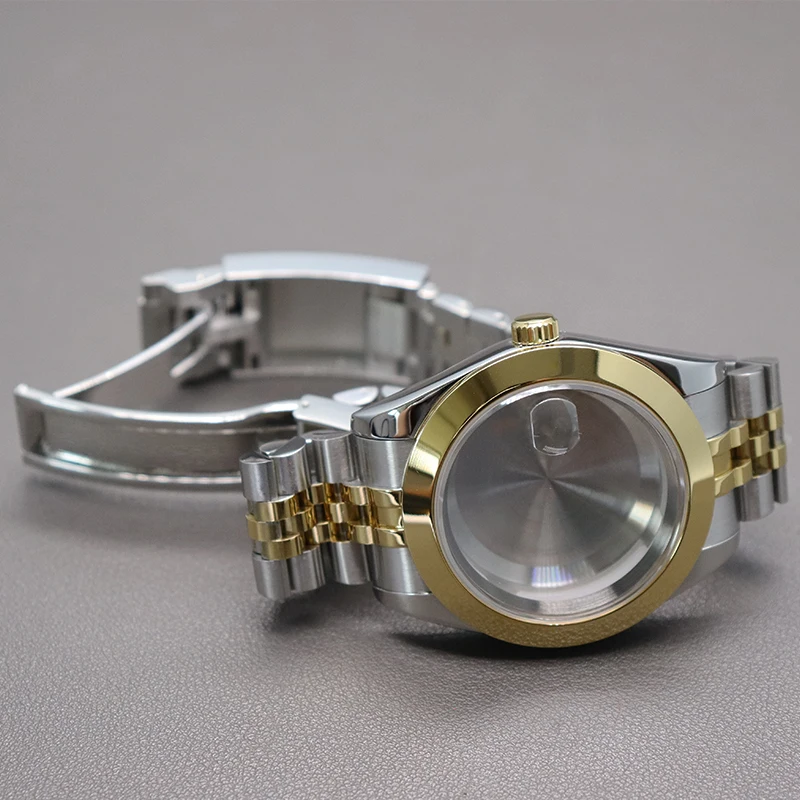 40mm 36mm Luxury Men Watch Case Sapphire For Explorer Seiko NH35 NH36/38/34 4R36 8215 8205 Movement 28.5mm Dial Jubilee Bracelet