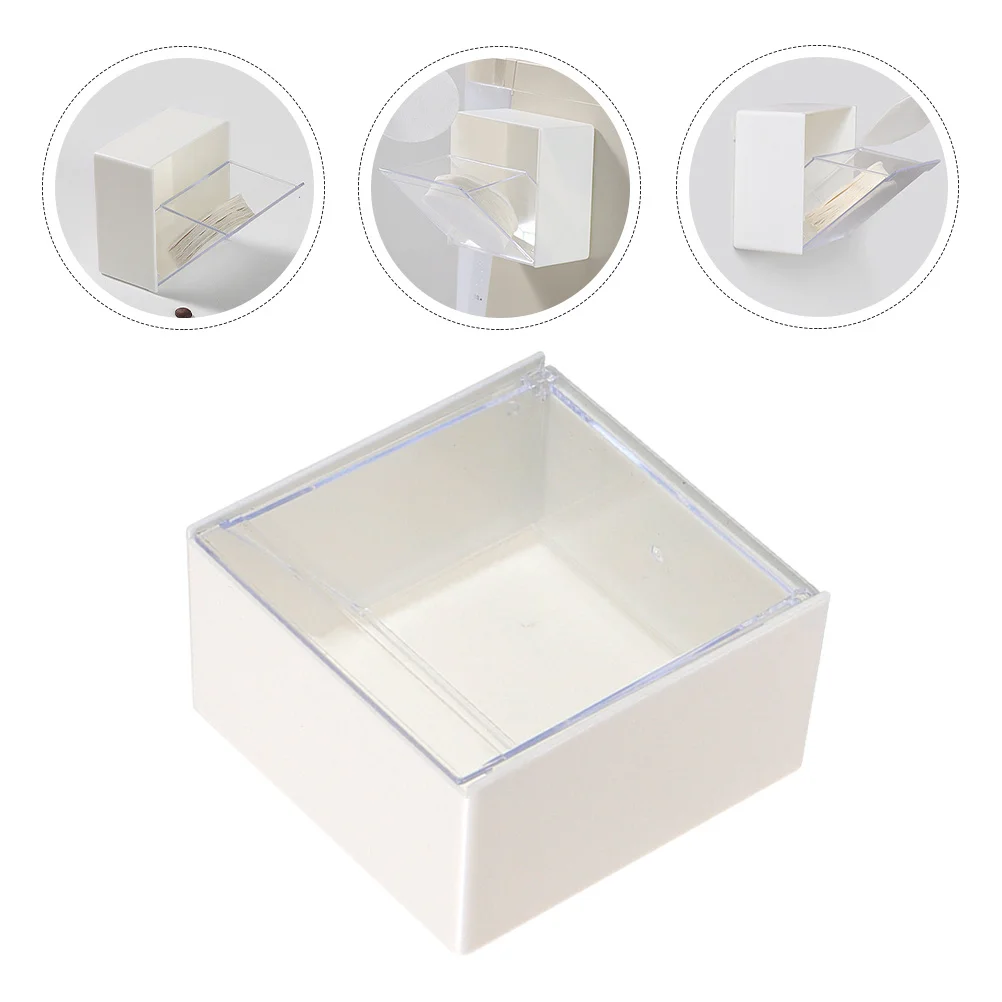 

2Pcs Coffee Filter Holder Storage Boxes Wear Resistant Practical Organizer Box Large Capacity for Home Office Bedroom
