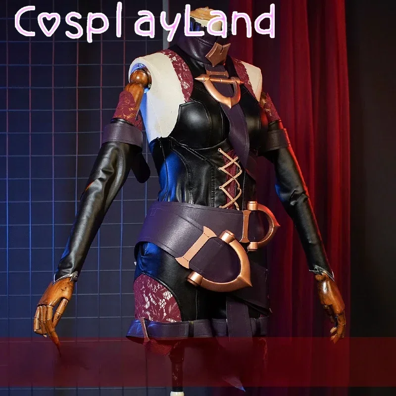 

Game LOL Briar Cosplay Outfit Battle Suit Women Halloween Party Carnival Roleplay Costume Sexy Briar Jumpsuit Comic Con Suit