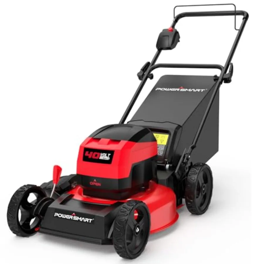 

Аккумуляторная газонокосилка 40В 17 дюймов 3-в-1 с бесщеточным двигателем, аккумулятором 4.0 Ач и зарядным устройством MB2418A