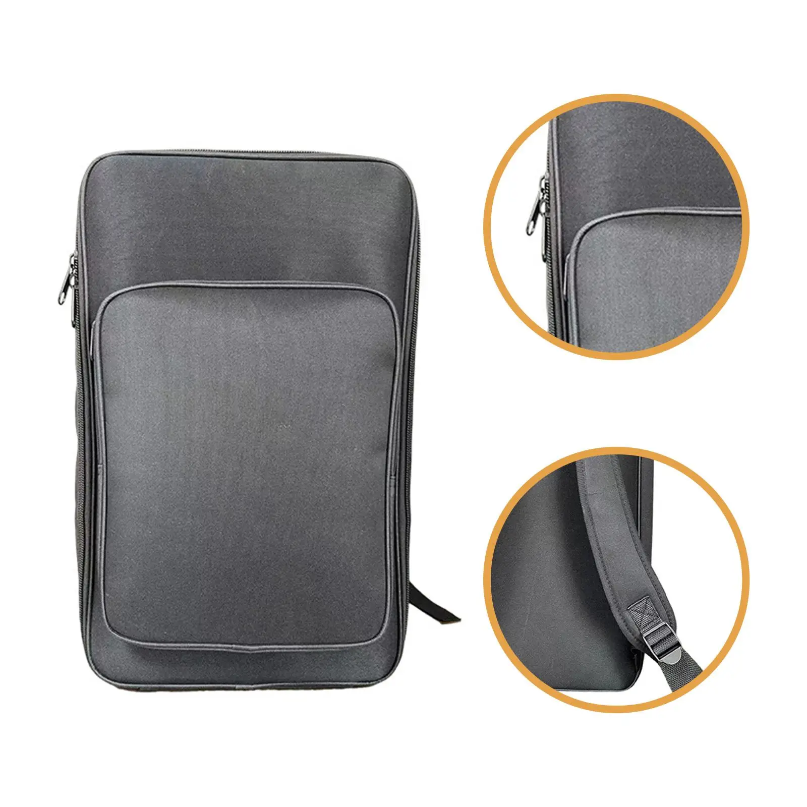 Borsa Zaino per strumenti musicali Oxford portatile resistente all'acqua per custodia da viaggio per batteria