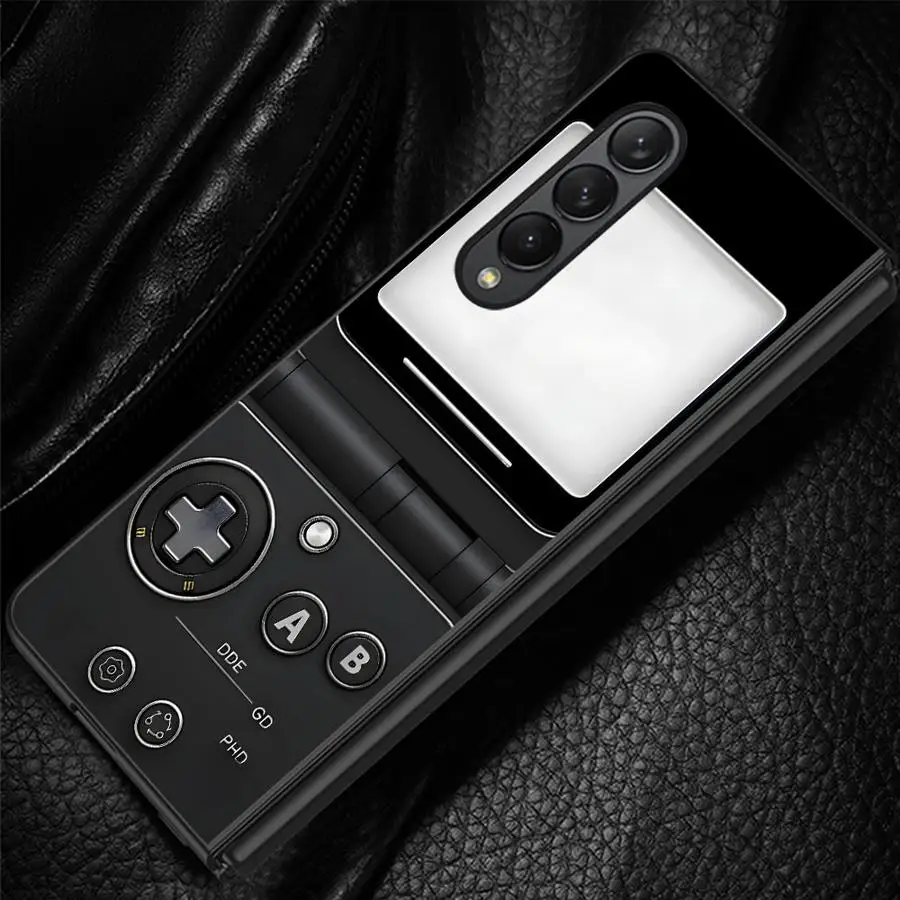 Retro Handheld Game Console Phone Cover Case for Samsung Galaxy Z Fold 8 Ultra ZFold4 ZFold6 ZFold3 ZFold7 Z Fold 7 6 5 4 3
