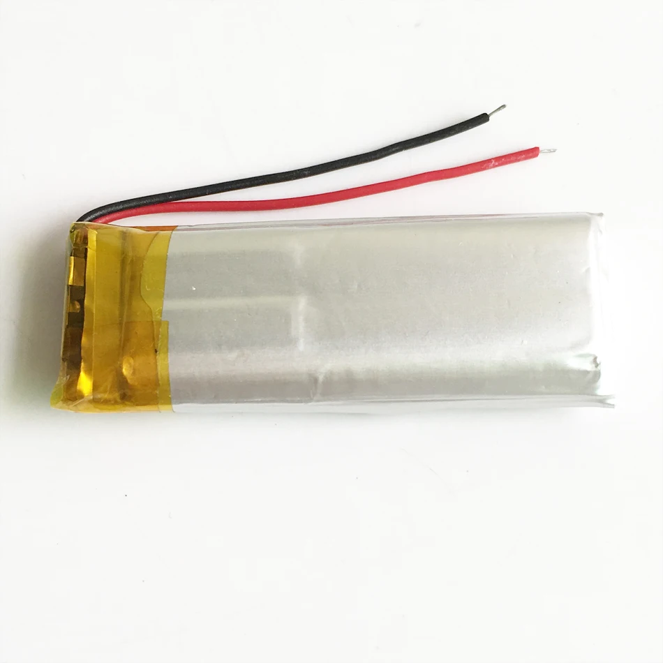 Akumulator 3.7V 1000mAh Lipo + 2pin 3pin wtyczka 102050 do domowego wzmacniacza przewodowy mikrofon KTV rejestrator audio