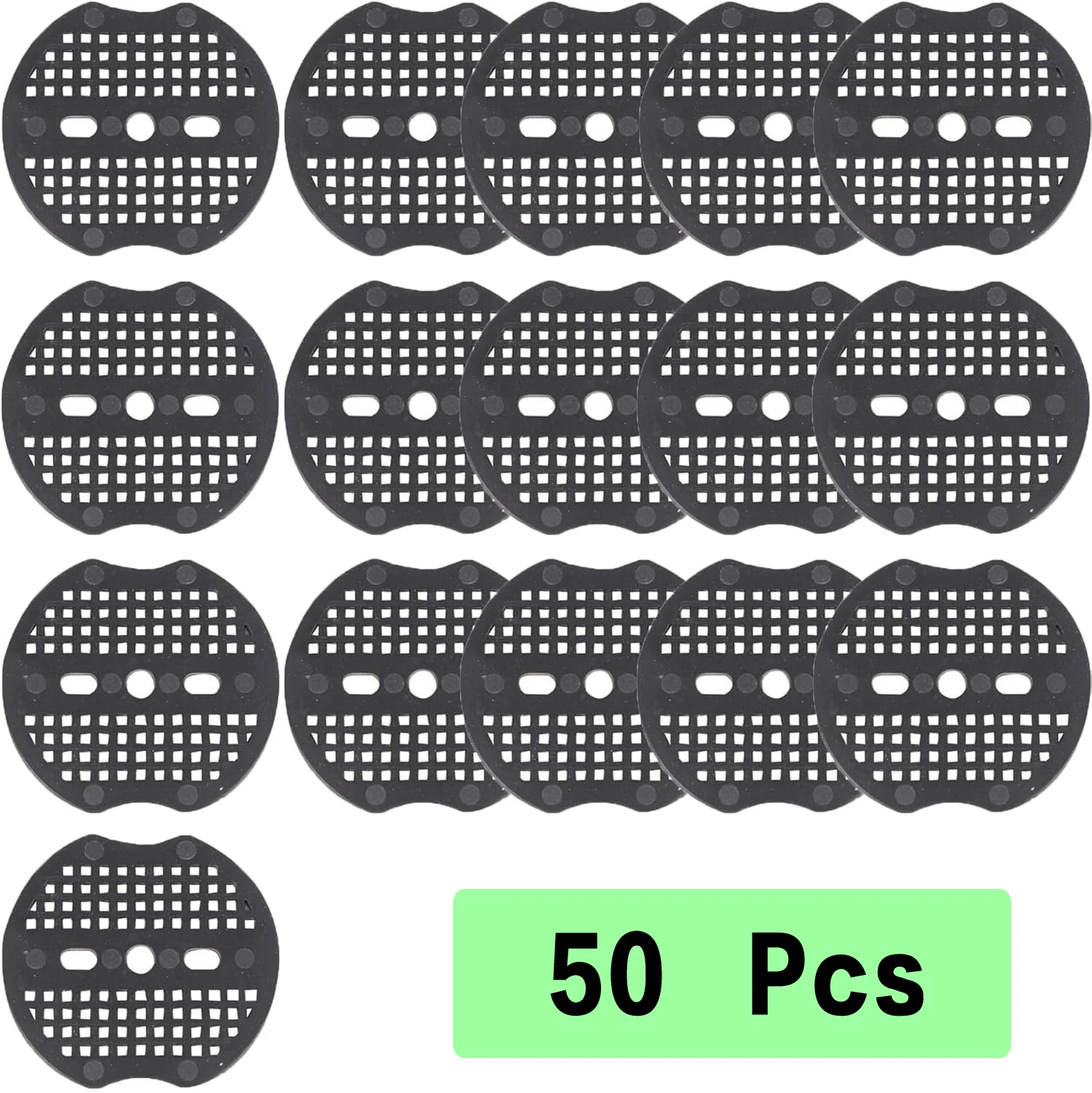 50pcs Garden Staples Plastic Buffer Washer for Weed Barrier Fabric,They Keep The Barrier from Ripping & Create a Sturdier Hold