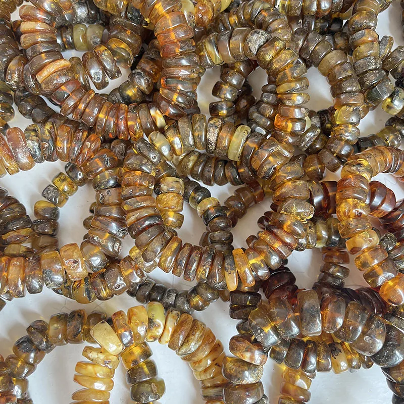 42g BIG Amber Bracelets Unique Gift Trendy Irregular Diy Bead Baltic Plant Natural Stone Men Women New Healing Jewelry Wholesale
