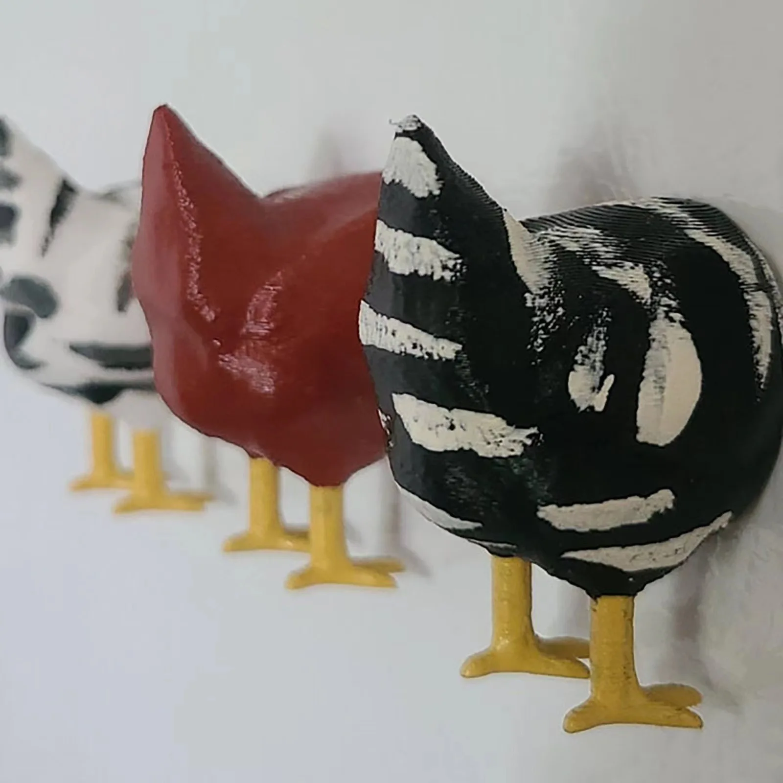 Novità divertente simulazione pollo Butt Magnet frigorifero adesivi personalità creativa Chicken Butt decorazioni per la casa