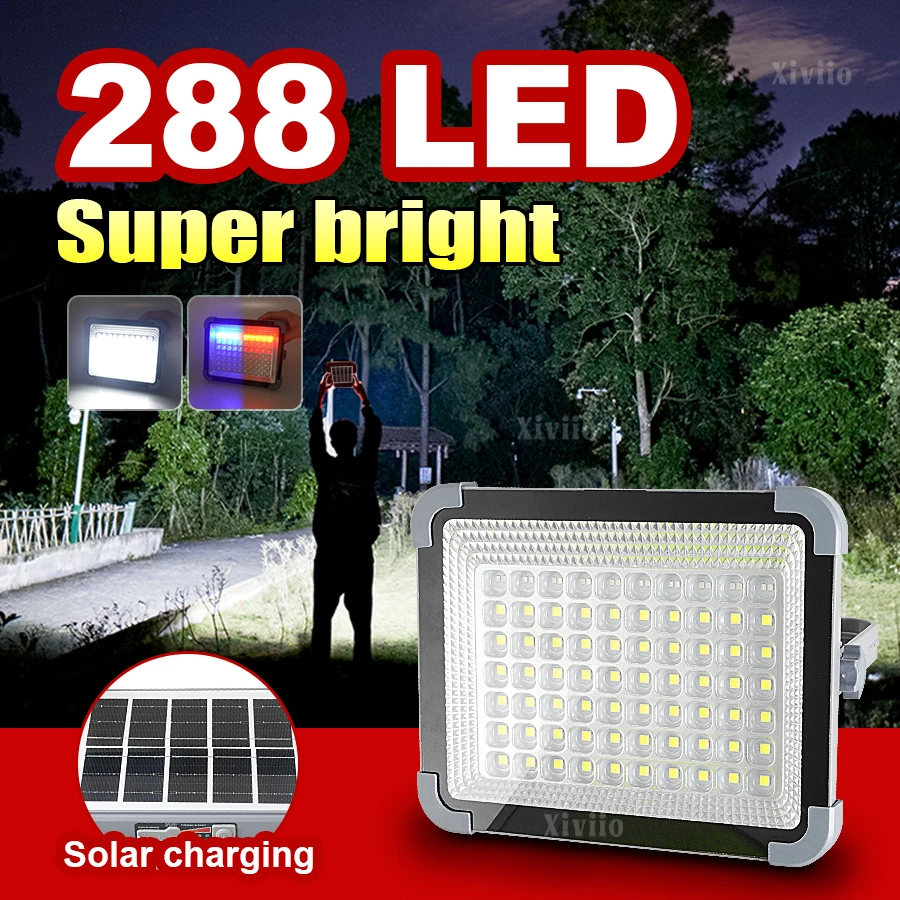 LED Camping Tent Light Rechargeable Searchlight High Power Outdoor Emergency Lighting Waterproof Portable Hanging Night Lamps