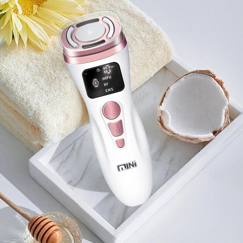 جهاز صغير HIFU بالموجات فوق الصوتية EMS جهاز تجميل الوجه مكركرنت لشد العناية بالبشرة أداة مضادة للتجاعيد #6