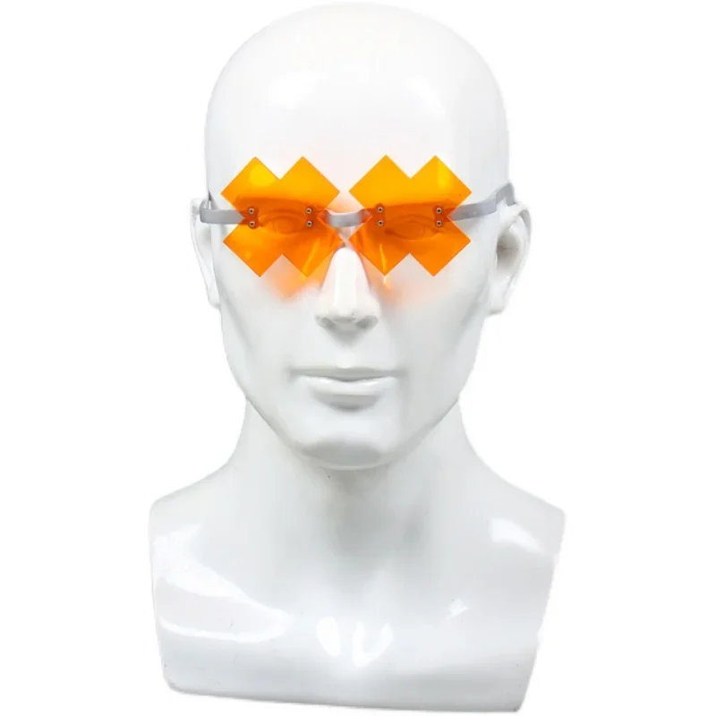 Game Guilty Gear Happy Chaos Cosplay Eyewear Glasses Prop for Halloween Christmas Party Carnival Comic Show COS Gift Accessories