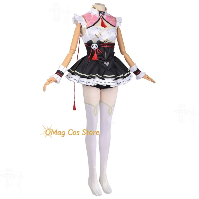 Neverness To Everness Chiz  Green Bamboo Chinese Style Improved Cosplay Costume Anime Game Outfit For Women Ha view 3