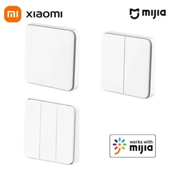 Xiaomi Mijia Smart Wall Switch Live Line Version Wifi Wall Light Switch OTA Upgrade Smart Linkage Works with Mihome App