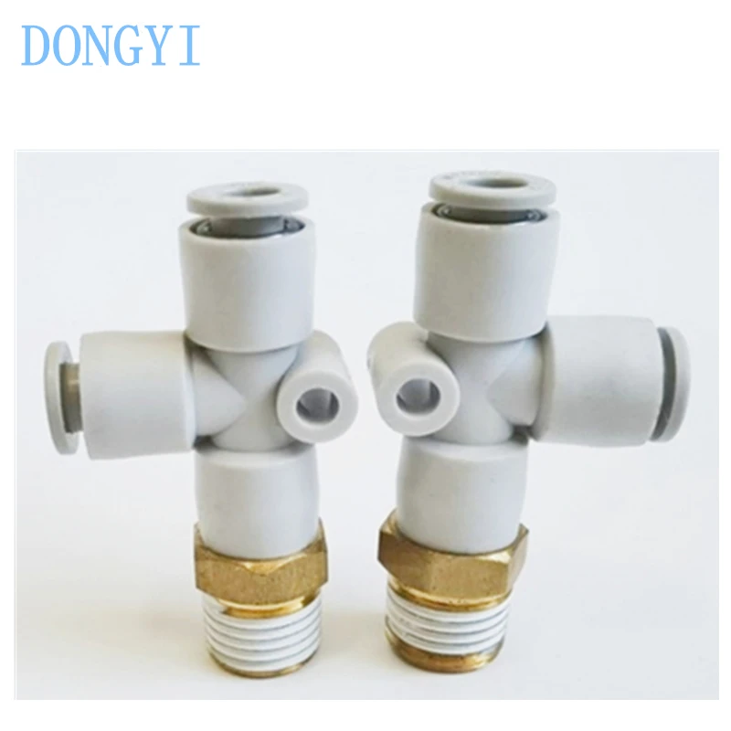 One-touch Fittings Male Run Tee KQ2Y KQ2Y04 KQ2Y06 KQ2Y08 KQ2Y10 KQ2Y12 KQ2Y04/06/08/10/12-M3A/M5A/M6A/01AS/02AS/03AS/04AS