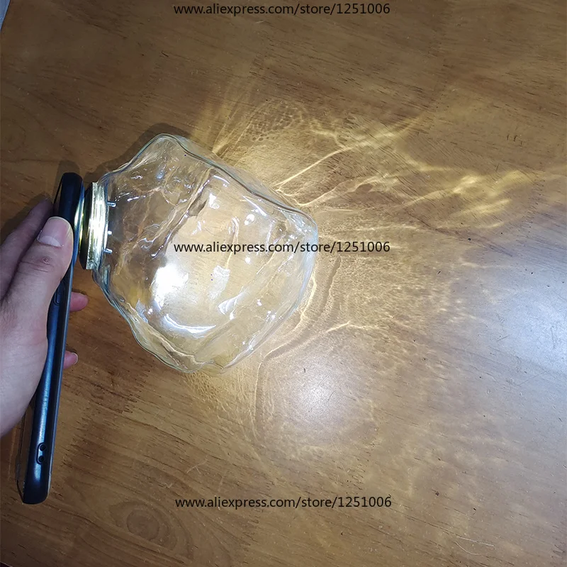Ice Crystal Pendant Lamp Nordic Minimalism Bedside Restaurant Mirror Front Atmosphere Droplight Glass Stone Ceiling Chandelier