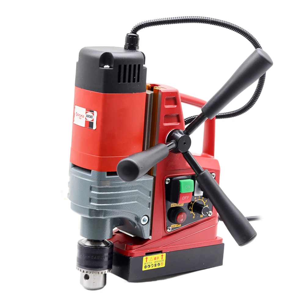 AX16RE Small Electric Magnetic Drill Floor Drill 220V Powerful Magnetic Drill Portable Industrial Grade Drilling Machine