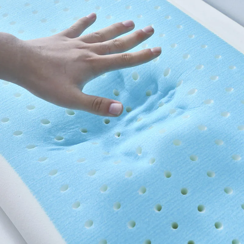 Cooling Gel Memory Foam Pillow Slow Rebound Cut Zero Pressure Breathable Soft Sleeping Pillow With Cool Factor For Summer Sleep