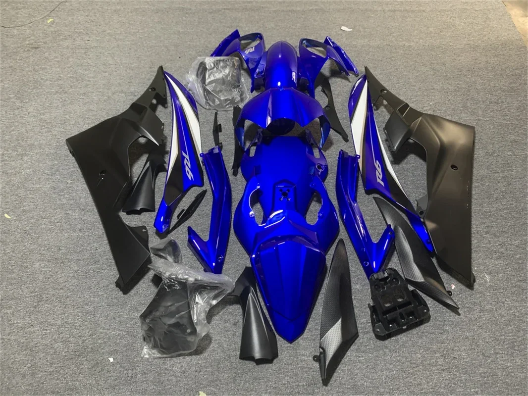 Apply to for YAMAHA YZFR6 2006 - 2007 Fairing Kits for YAMAHA YZFR6 07 Blue Black Bodywork YZF R6 2006 Body Kits