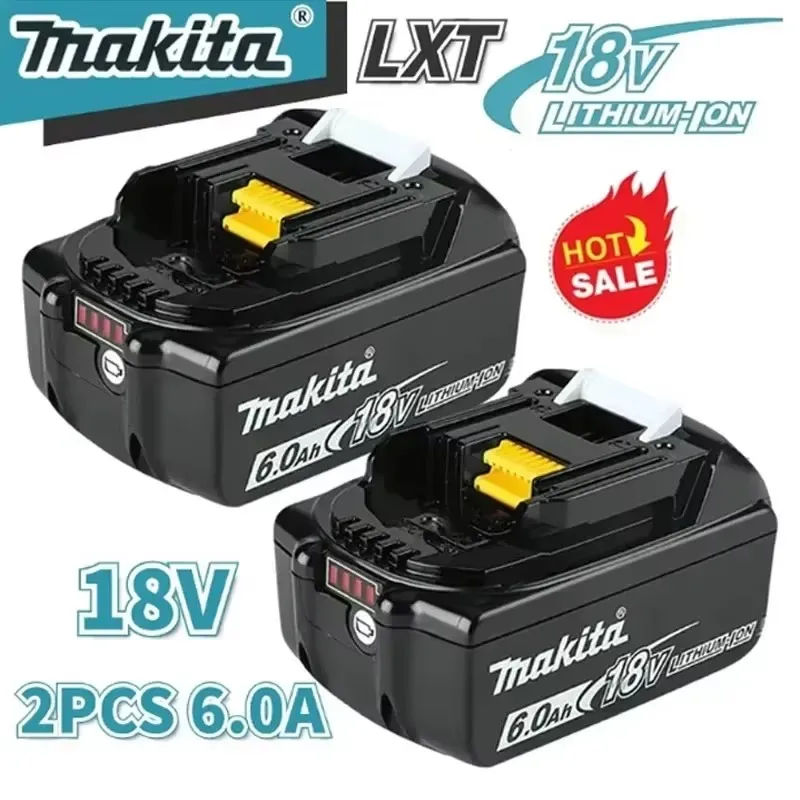 Makita 18V 6.0Ah Battery BL1860 Rechargeable Battery 18V Replacement Power Tool Battery For Makita BL1815 BL1860 BL1840