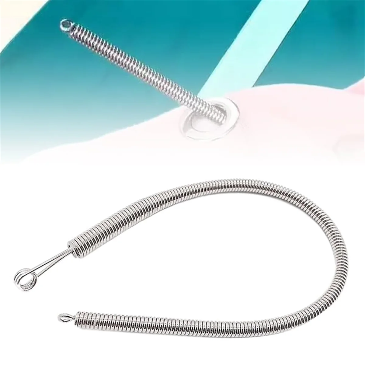 A79G 10 個巾着糸通し器スプリング巾着針糸通し器、DIY ロープ糸通しクリップ、巾着糸通しツール