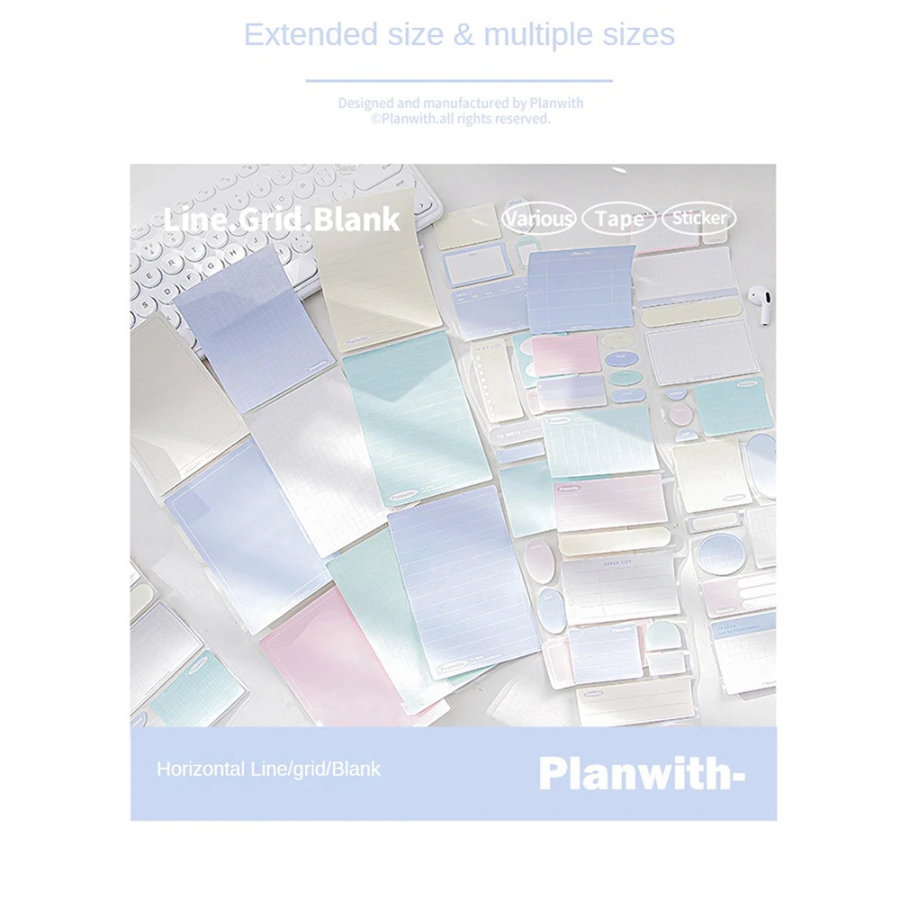 Notes 30 Pages Durable White Card Film Convenient High Quality Boxed Notes All-in-one